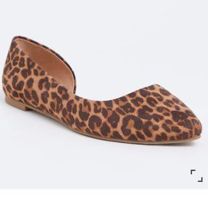 Torrid Leopard D'orsay Flats